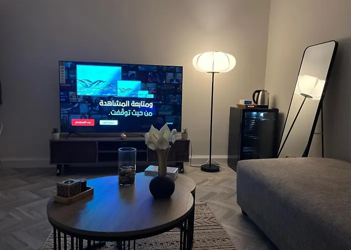 شقة استديو انيق وهادئ بدخول ذكي في حي القيروان